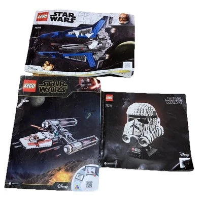 lot of 3 LEGO Star Wars building manuals - no bricks- 75249, 75276, 75316 - Image 1 of 4
