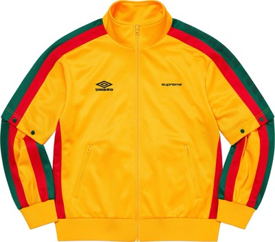 SUPREME®/UMBRO SNAP SLEEVE JACKET Yellow Full Zip SS23 Men's