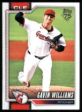 2026 Topps #254 Gavin Williams Cleveland Guardians 58795