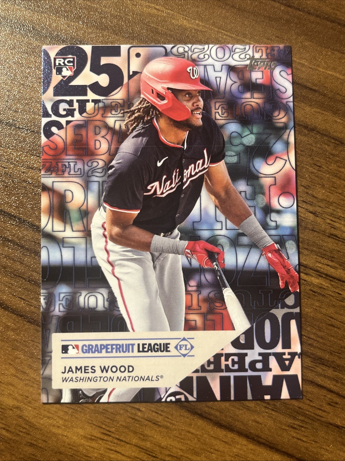 2025 Topps Series 1 - Training Grounds James Wood #TG-18 (RC)