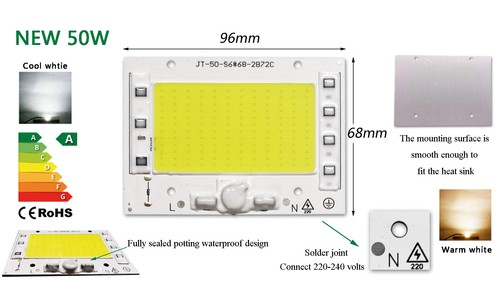 LED Chip COB bulb Beads 10W 20W 30W 50W 100W 150W 200W SMD Plant grow floodlight - Picture 7 of 21