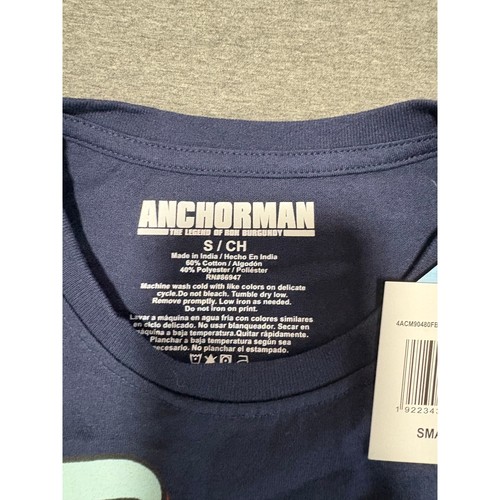 Anchorman | Men's Ron Burgundy Graphic T-Shirt | Small | NWT - Foto 3 di 3