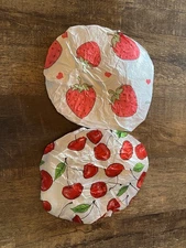 2 Pack Shower Cap Strawberry and Cherry - adjustable