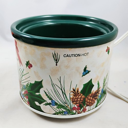 Vintage Rival Potpourri Crock Holiday Edition 3206 PC Stechpalme Beeren Tannenzapfen - Bild 4 von 12