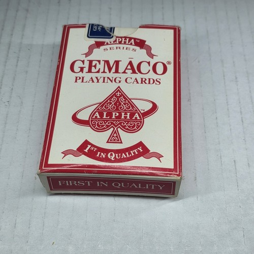 Gemaco Alpha Series Casino Playing Cards Majestic Pines Red Used - Picture 4 of 9