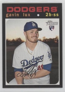 2020 Topps Heritage Action Variation Gavin Lux #188 Rookie RC