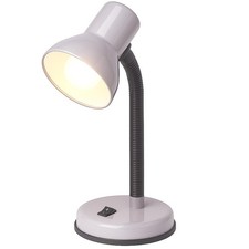 Metal Desk Lamp Adjustable Head with Flexible Arm 40W