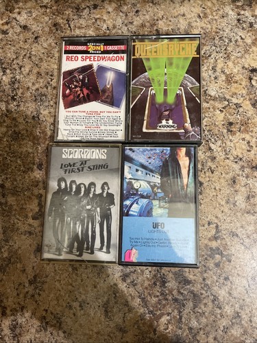 9 Cassette Lot Classic Rock Has Writing On Tape Or Jacket - Picture 4 of 11