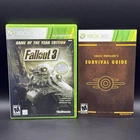 Fallout 3: Game of the Year Edition (Microsoft Xbox 360, 2009) W/ Manual CIB