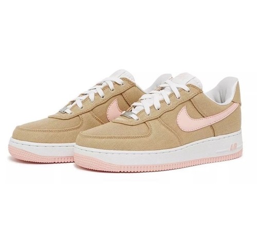 Size 9 Men Nike Air Force 1 Low Linen Canvas (HV2021-200)