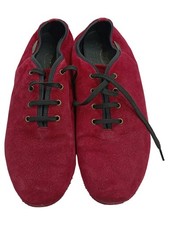 PortDance Chaussures de Danse Homme Rouge Nubuck Jazz (EU 41)