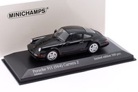 Porsche 911 (964) Carrera 2 Baujahr 1989 Schwarz 1:43 Minichamps