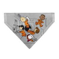 Peanuts Pet Bandana Peanuts Gang Floating Astronauts Group Pose Gray (Us Import)