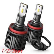 AUXITO H11 LED Bulbs Headlight Hi Lo Beam Conversion Kit 6000K White Error Free