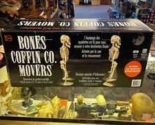 Bones coffin Co. movers tik tok viral prop / anamatronic Halloween prop 