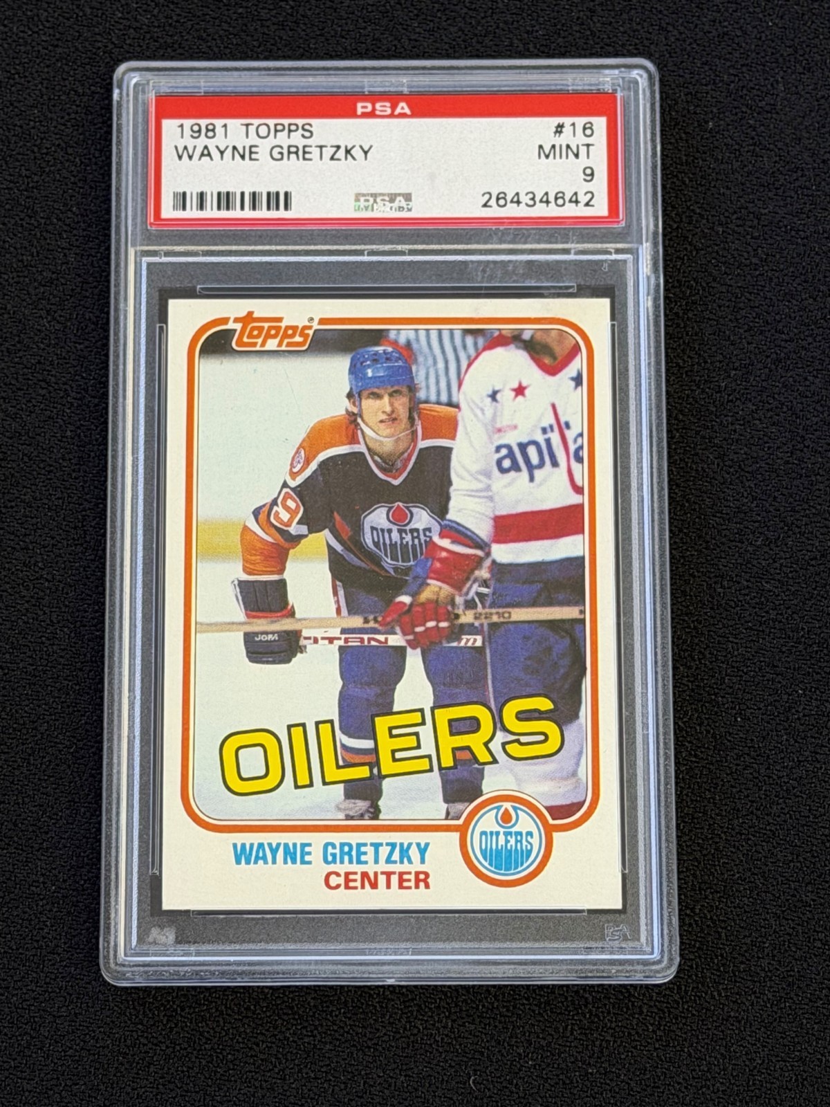 1981-82 Topps Wayne Gretzky #16 PSA 9 MINT Oilers