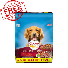 Dry Dog Food Bistro Style Oven Roasted Beef, Veggie & Apple Flavors 45 lb 0.62 per pound