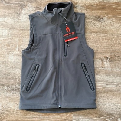 Kryptek Dalibor Softshell Vest Men s Small Dark Charcoal New w/ Tags Waterproof