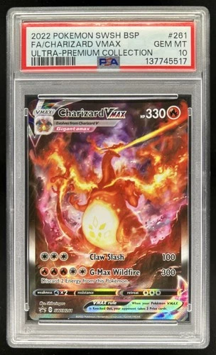 2019-2023 Pokemon SWSH Black Star Promos Charizard VMAX #SWSH261 PSA 10 GEM MINT