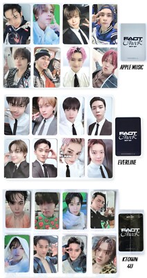 NCT 127 FACT CHECK OFFICIAL PHOTOCARD -APPLE MUSIC -EVERLINE