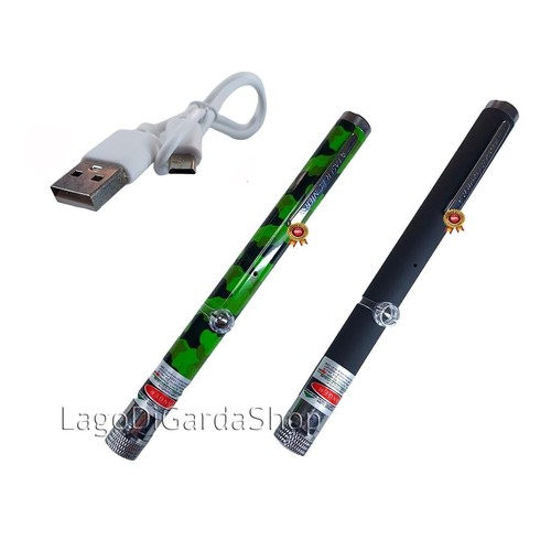 Laserpoins grün USB wiederaufladbar leistungsstark Sternbilder tragbar Stift - Bild 3 von 6