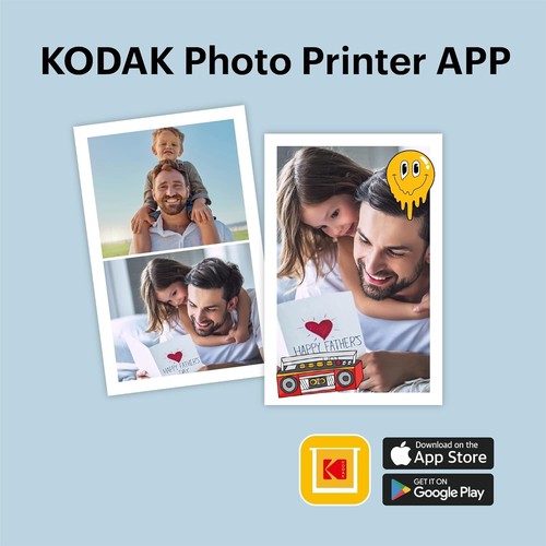 KODAK Dock Plus 4PASS Instant Photo Printer (4x6) + Initial 10 Sheets + 80 Sheet - Picture 13 of 15