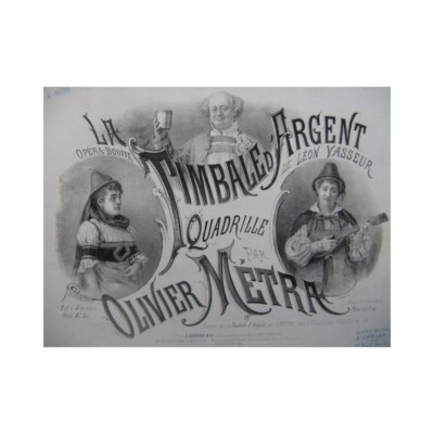 METRA Olivier La Timbale d'Argent Klavier 4 Hände ca1870