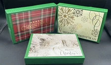 Lot of 3 Brother🖤Sister Studio Design "Merry Christmas" Greeting Boxed 45 Cards