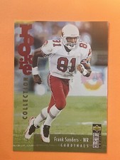 1995 Collector's Choice Update #U48 Frank Sanders Silver Arizona Cardinals