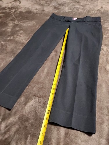 Lilly Pulitzer Leigh Trouser Black Pants Straight Leg Size 4 Dress Pants Comfort - Picture 4 of 9