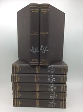 THE POETICAL AND PROSE WORKS OF JOHN GREENLEAF WHITTIER: 7 Vol - 1904 - literary