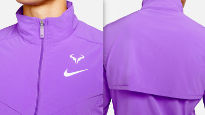 1 NIKE RAFAEL RAFA NADAL PINK OR PURPLE JACKET US OPEN WINDBREAKER