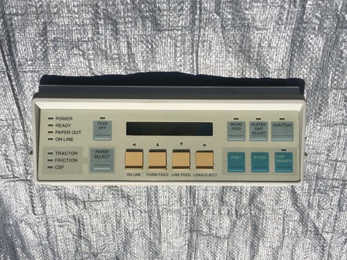Epson LQ-2550 Dot Matrix Printer Control Panel # Y456501000 - Picture 2 of 10