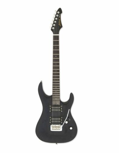 Aria Pro II Mac Deluxe Electric Guitar - Stained Black - MAC-DLX-STBK