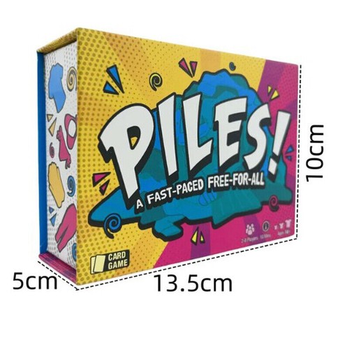 Pilesa fast-paced free-for-all Piles Card Games Family Board Kid's Game Age 8+ - Picture 4 of 10