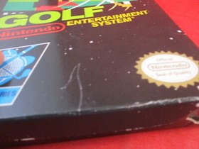 Golf (Nintendo NES) COMPLETE w/ Black Box manual game WORKS!