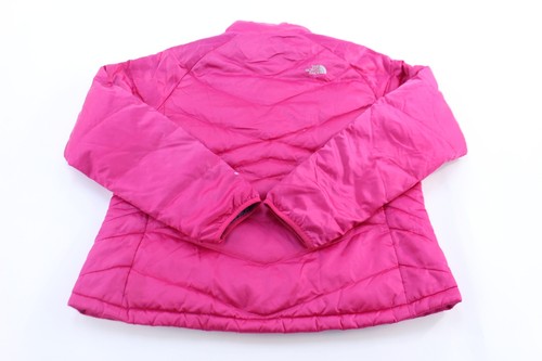 Women's The North Face 550 Pink Puffer Jacket - Picture 2 of 3