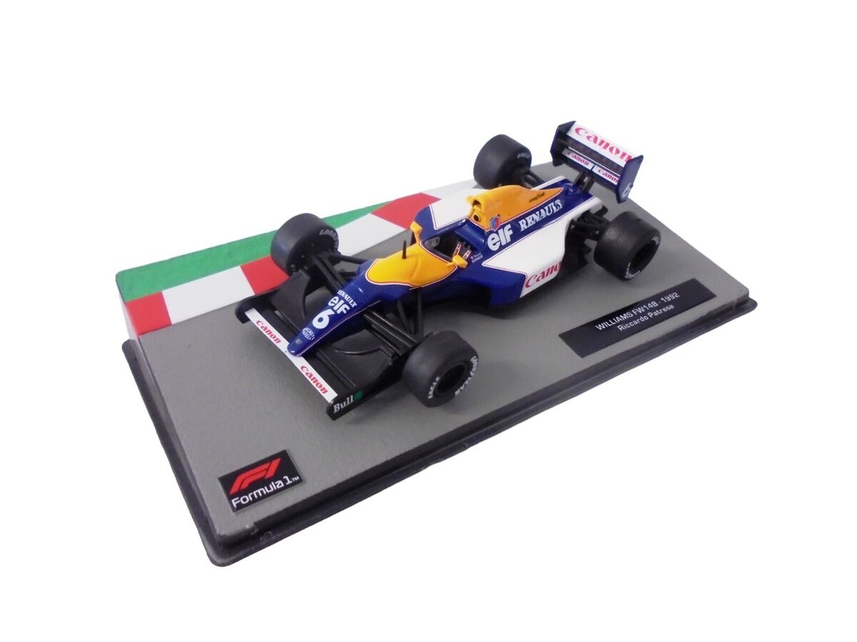 WILLIAMS FW14B Riccardo Patrese 1992 - 1:43 MODEL CAR F1 WILLIAMS FW14B Riccardo Patrese 1992 - 1:43 MODEL CAR F1