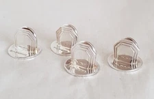 Sterling silver novelty "Place Name or Menu Holders ". Sheffield 2000 / 2001 . 