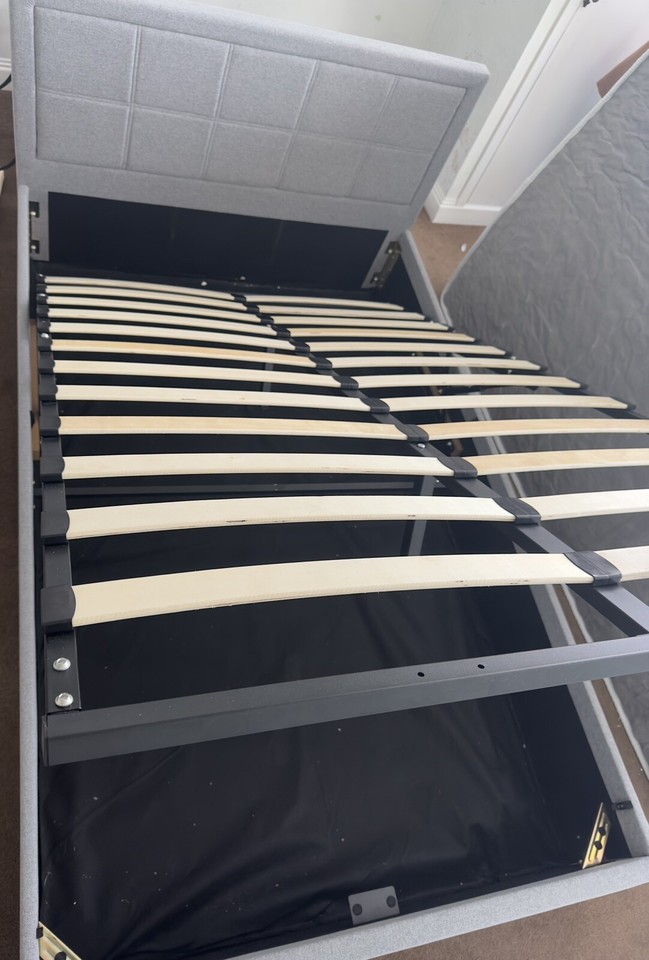 Ottoman small double Storage Bed Frame with mattress Used eBay