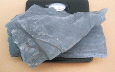 Slate Slabs Black Beautiful 2 Pcs. Large Approx. 13 Lbs
