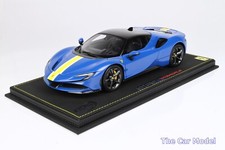Clearance BBR Ferrari SF90 Stradale Azzurro Dino Blue - Ltd 100 pcs 1/18, No MR