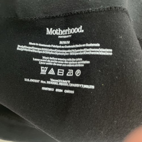 Motherhood Umstandsleggings Schwarz Medium - Bild 7 von 7