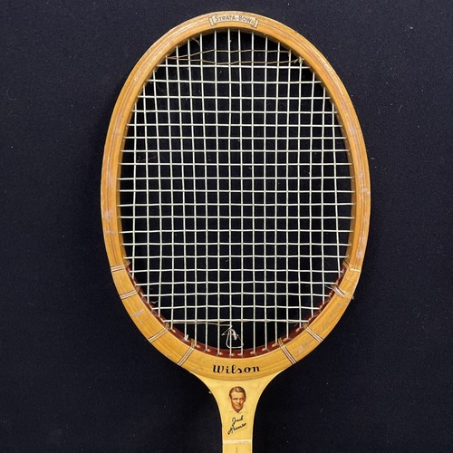 Wilson Jack Kramer Personal Wood Tennis Racket w/Regent Wood Cover Vtg 1950s - Picture 9 of 9