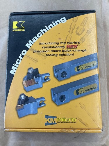 Kennametal Micro Schnellwechsel Drehmaschine Werkzeug P/N KM16SCLCR09 & KM16-NCM10-421 - Bild 1 von 3