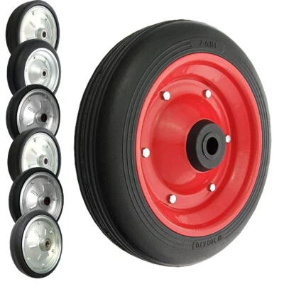 Rad mit Vollgummireifen Ø300mm Gummiräder Gummirad Industrierad