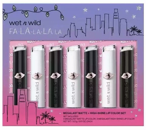 💄7 PACK MegaLast Lipsticks Collection 4 Matte + 3 High Shine By Wet n Wild A5 - Picture 4 of 4