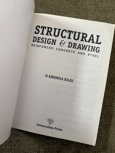📘 Structural Design & Drawing N. Krishna Raju 2004 3rd Ed. VG 📬 Free UK Post - Picture 7 of 23