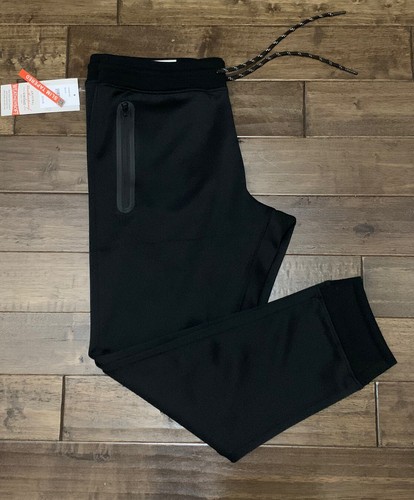 $79.50 Hombres Impermeables Vintage Pantalones Delgados Tapados Negros Ropa Activa Pantalones Grandes - Imagen 7 de 10