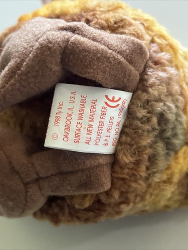 Ty Original Beanie Baby Beak The Kiwi Bird RARE Tag W/ Errors Vintage 1998 Star - Picture 10 of 13